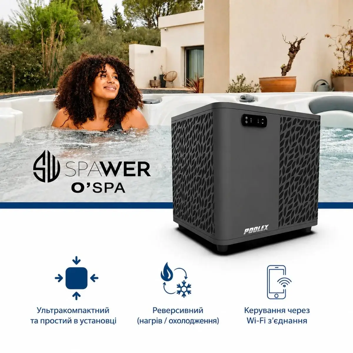 Chiller do wanny lodowej Poolex Spawer O'Spa PC-OSPA35P z wbudowaną pompą obiegową (3 kW, WiFi) - Image 13