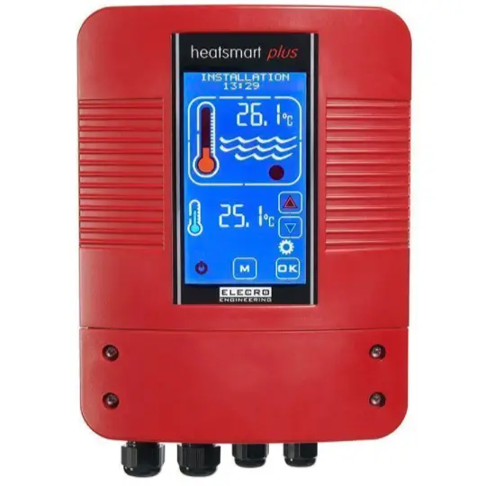 Elecro Heatsmart Plus G2\SST Digital Heat Exchanger Controller with Flow & Temperature Sensor, Wi-Fi Control - Image 1
