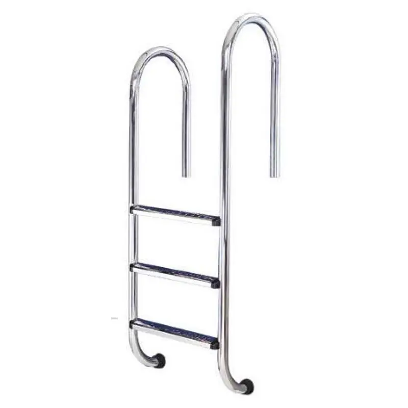 Drabinka do basenu Hayward Asymmetric Muro (3 stopnie), wąski brzeg, AISI-304 - Zdjęcie 1