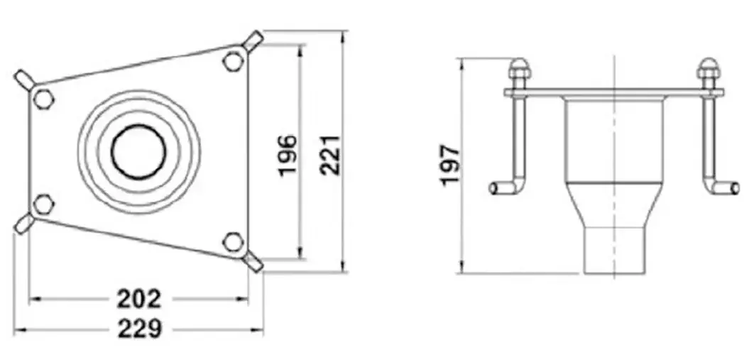 Flexinox Bali Mini Waterfall Mounting Bracket - Image 3