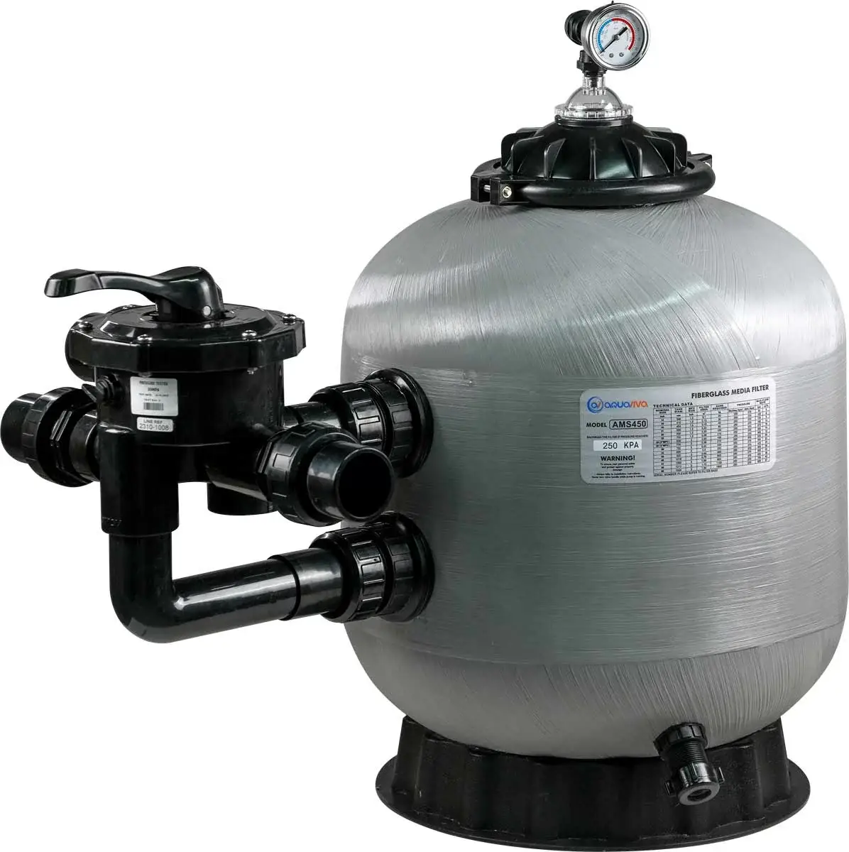 Aquaviva MSD450 Sand Filter (8 m³/h, Ø450 mm) - Image 2