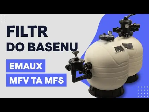 Filtr piaskowy do basenu Emaux MFS20 (10 m³/h, D500) - Zdjęcie 3