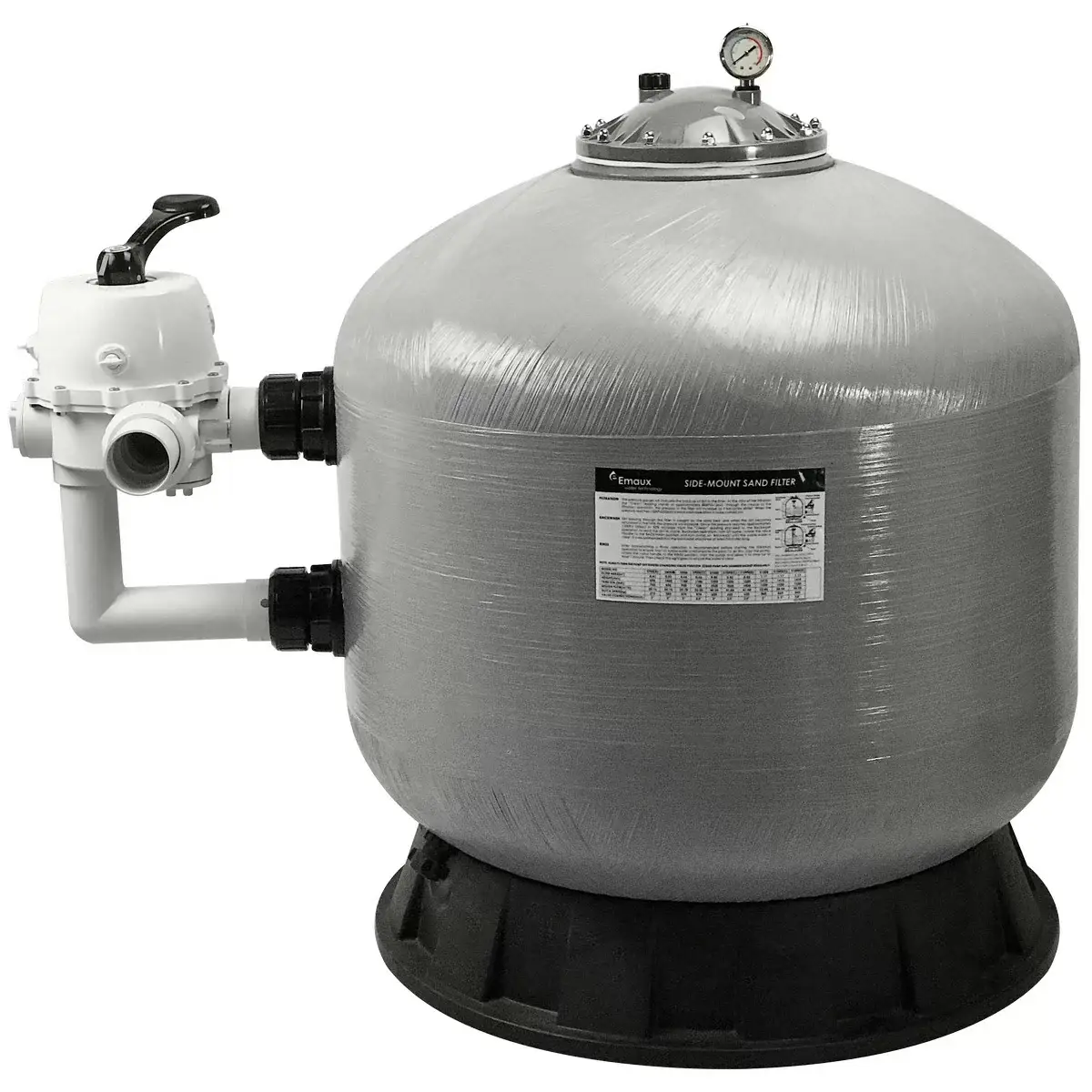 Filtr piaskowy do basenu Emaux S900 (30 m³/h, D920) - Zdjęcie 2
