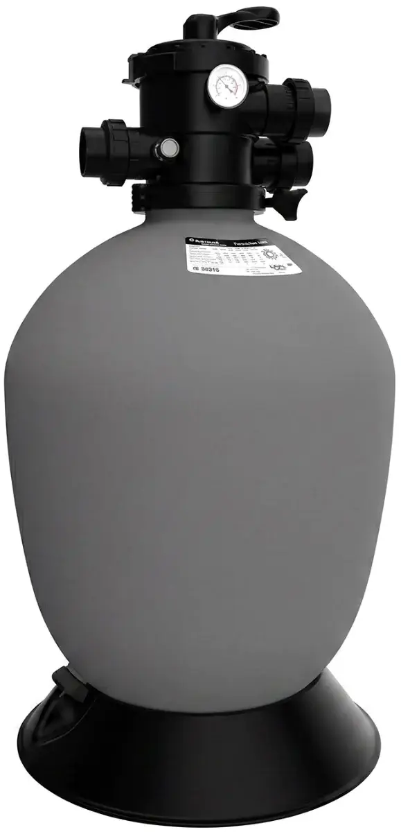 Filtr piaskowy do basenu Emaux T450 Volumetric (8 m³/h, D457) - Zdjęcie 2