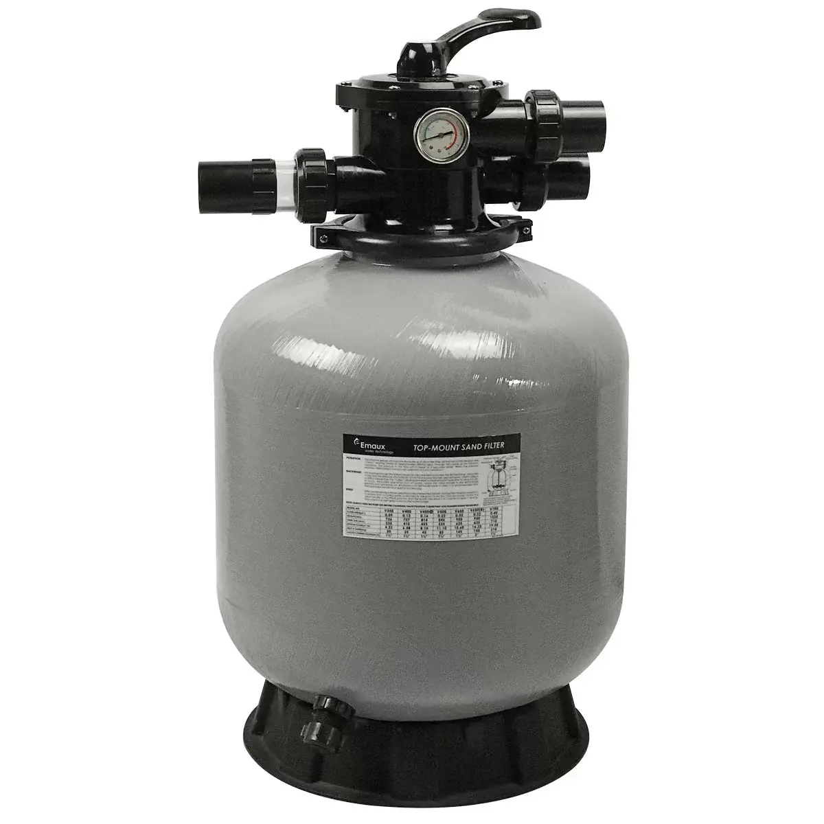 EMAUX V700 Sand Filter for Pools (19 m³/h, Ø710 mm) - Image 2