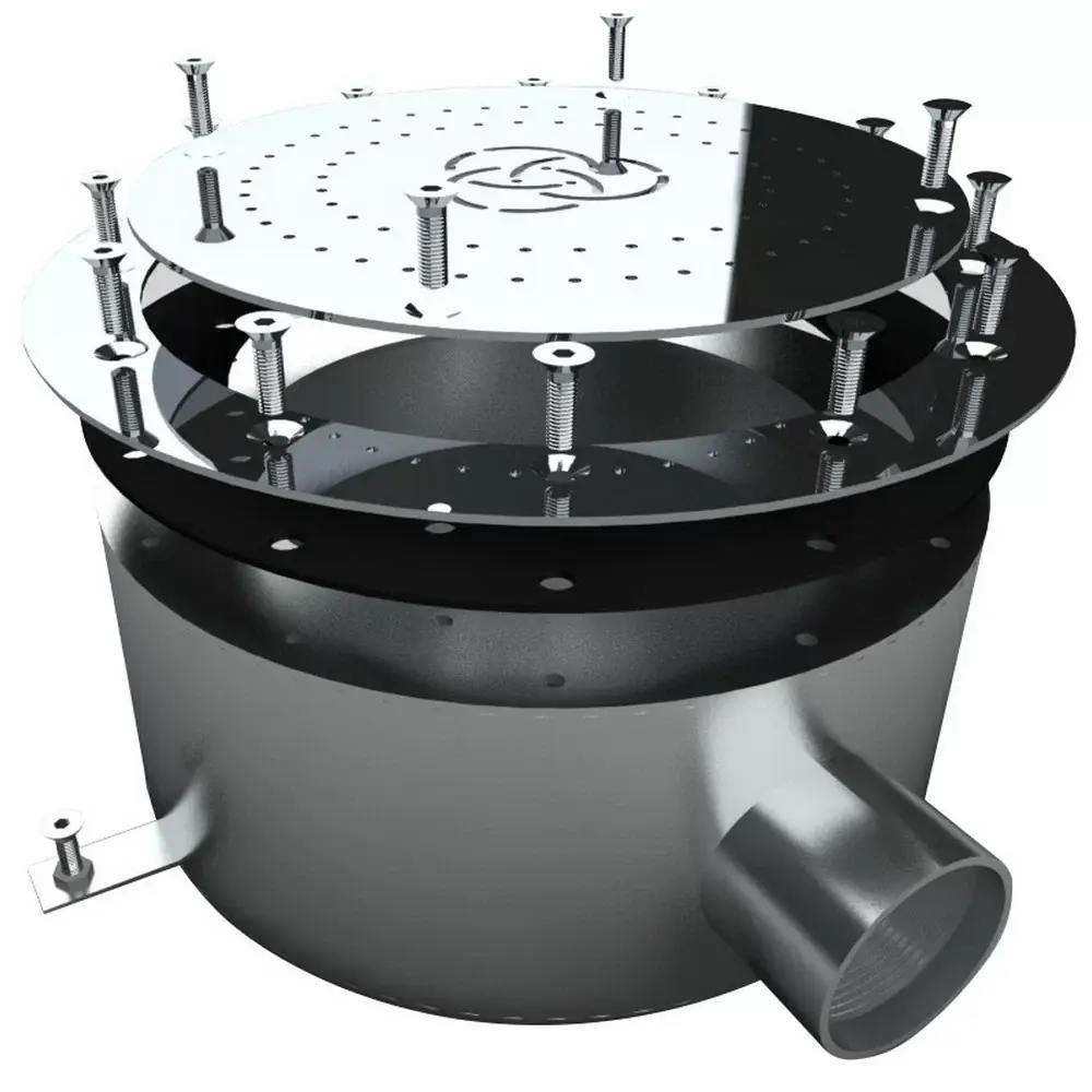 Aquaviva AISI 304 (R360) Air Geyser for Vinyl Pool, 2" Round - Image 3