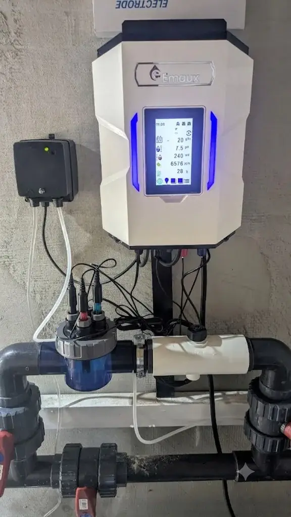 Emaux CyberSync Pool Station CS-A20 Salt Chlorine Generator (60 m³, 20 g/h) with Pool Management Function - Image 6