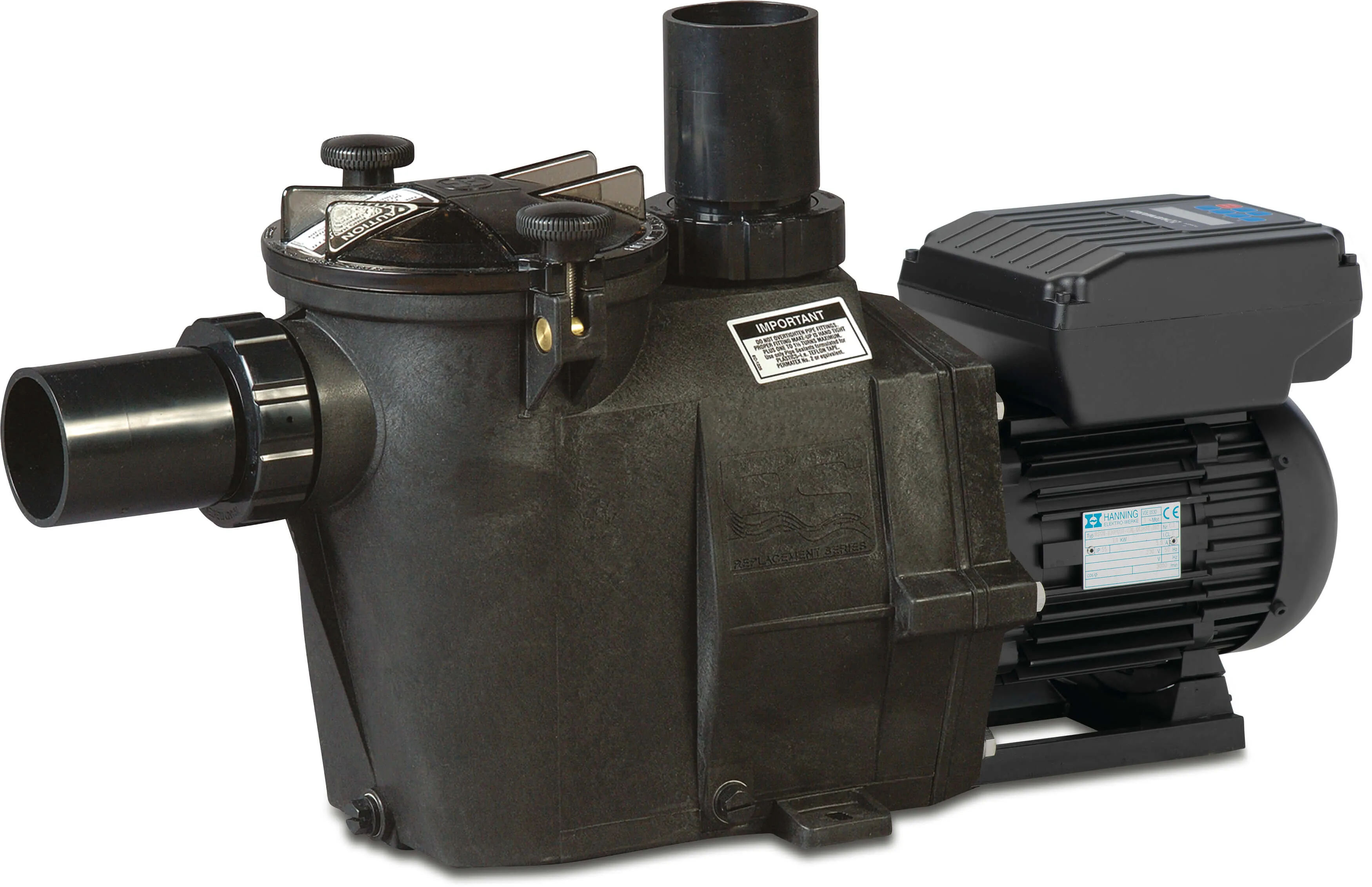 Hayward Pompa basenowa PP GF 63 mm KW 6,5A 230VAC czarny typ RS II 30201 2KM - Zdjęcie 4