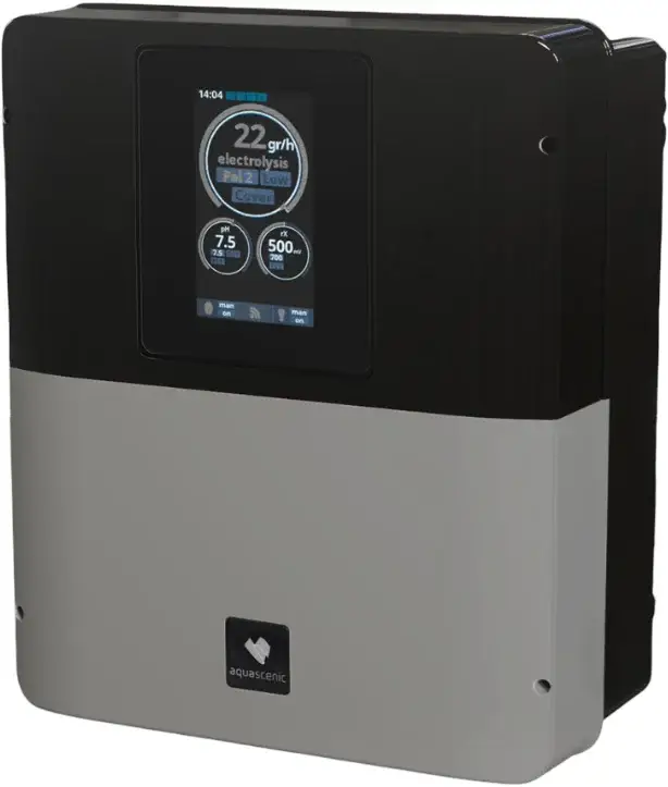 Hydrolizer Hayward Aquascenic NG HD1 (75 m³, jonizacja Cu/Ag) z funkcją sterowania basenem - Zdjęcie 2
