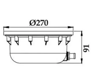 Aquajoy HJ-RV-SS270K LED Pool Light, 35 W RGB, with Mounting Kit - Image 4