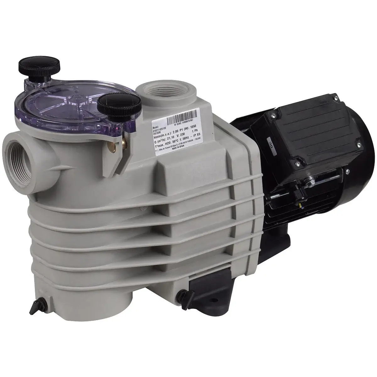 Kripsol Ondina OK 100 M.B IE2 Pool Pump (220 V, 17.2 m³/h, 1 HP) - Image 2