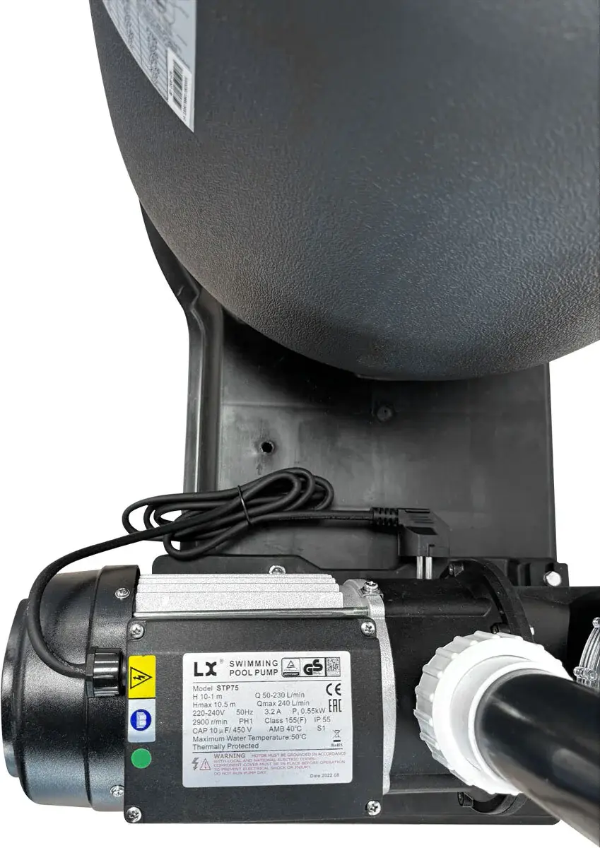 Pompa do basenu z filtrem piaskowym Aquajoy D350-STP35 (4.3 m3/h, D350) - Zdjęcie 4
