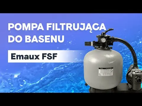 Pompa do basenu z filtrem piaskowym Emaux FSF350 (4 m3/h, D355) - Zdjęcie 3