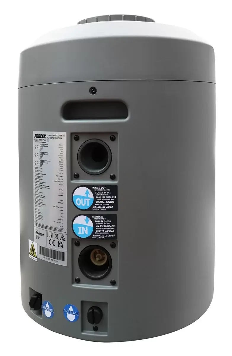 POOLEX Poolican 4-in-1 Circulation Filter, Salt Chlorinator, Heat Pump for Pool Heating - Image 4