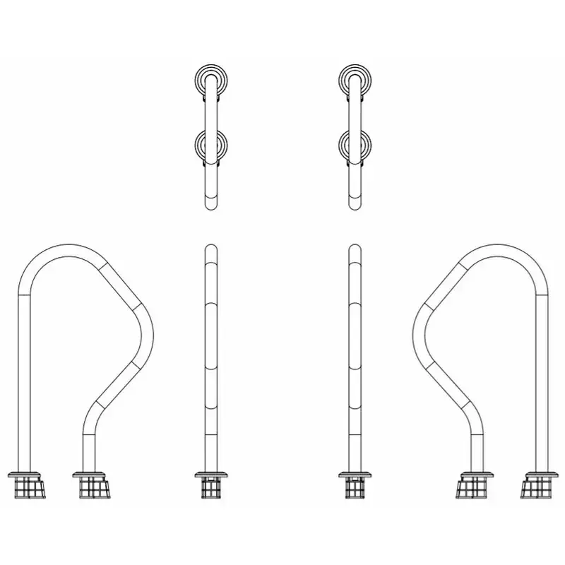 Emaux ARV Pool Handrail (Top Step Section), AISI-316 - Image 4