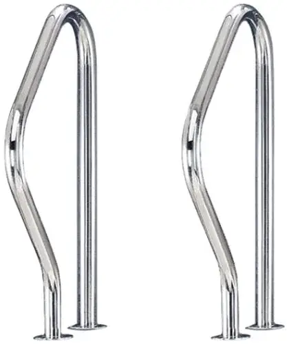 Poręcz basenowa Flexinox dwuczęściowa, długość 440 mm, AISI-316L (2 szt.) - Zdjęcie 2