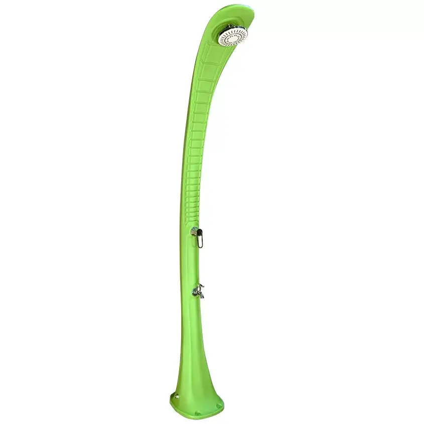 Aquaviva Cobra Solar Shower with Foot Wash Faucet, Green DS-C720VE, 32 L - Image 2