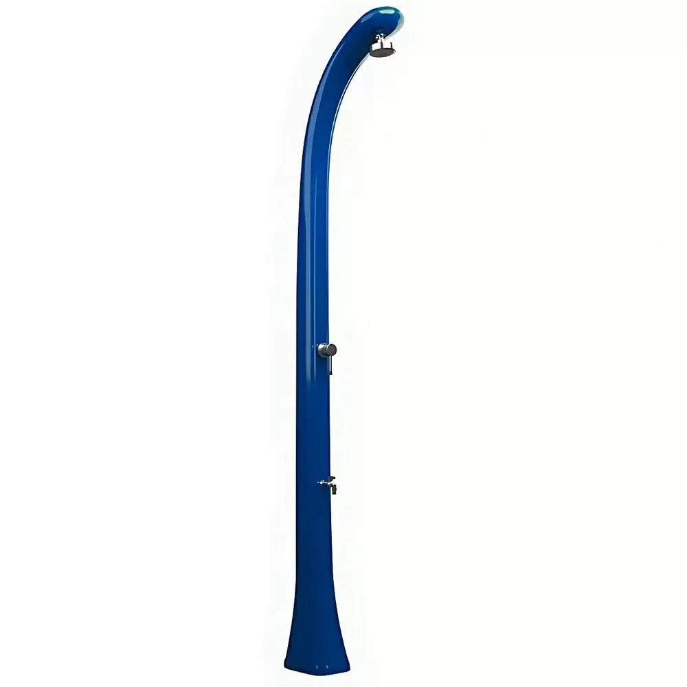 Aquaviva Happy One Solar Shower with Foot Wash Faucet, Navy Blue F120/5002, 23 L - Image 2