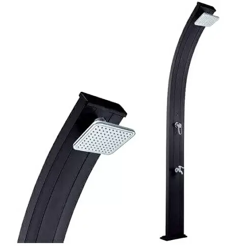 Aquaviva Spring Solar Shower with Foot Wash Tap, Anthracite DS-A122NO, 30 L - Image 3