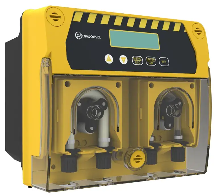 System perystaltycznych pomp dozujących Aquaviva pH/Rx+Free Cl 1.5 l/h + zestaw pH, WiFi - Zdjęcie 1