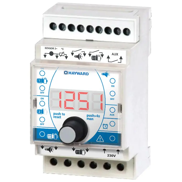 Uniwersalny panel sterowania Hayward TPM-POOL-B (230 V, timer, Bluetooth) - Zdjęcie 1