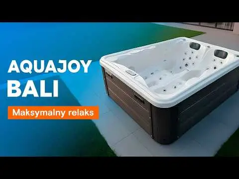 Wanna SPA z hydromasażem Aquajoy Bali (210х160х77 cm), marmur srebrnobiały - Zdjęcie 3