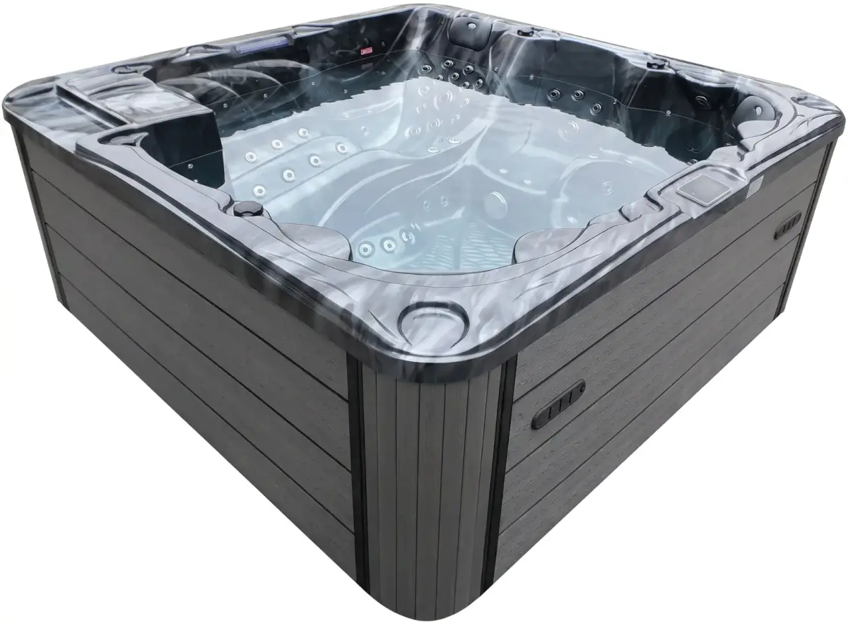 Wanna SPA z hydromasażem Aquajoy Borneo (230х230х96 cm), ciemny opal - Zdjęcie 2