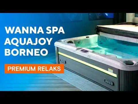 Wanna SPA z hydromasażem Aquajoy Borneo (230х230х96 cm), ciemny opal - Zdjęcie 3