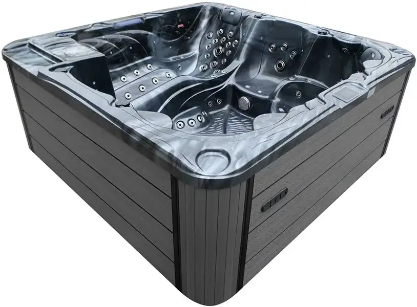 Wanna SPA z hydromasażem Aquajoy Borneo (230х230х96 cm), ciemny opal - Zdjęcie 5