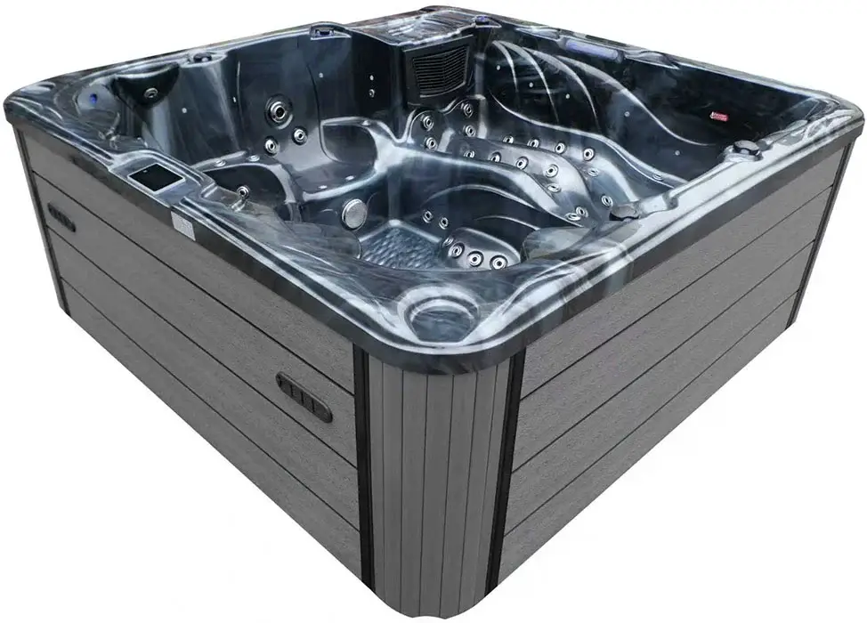 Wanna SPA z hydromasażem Aquajoy Borneo (230х230х96 cm), ciemny opal - Zdjęcie 6