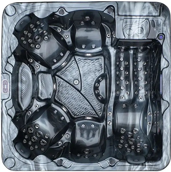 Wanna SPA z hydromasażem Aquajoy Borneo (230х230х96 cm), ciemny opal - Zdjęcie 7