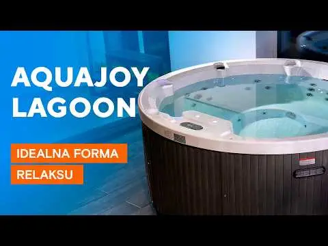Wanna SPA z hydromasażem Aquajoy Lagoon (195х82 cm), marmur srebrnobiały - Zdjęcie 3