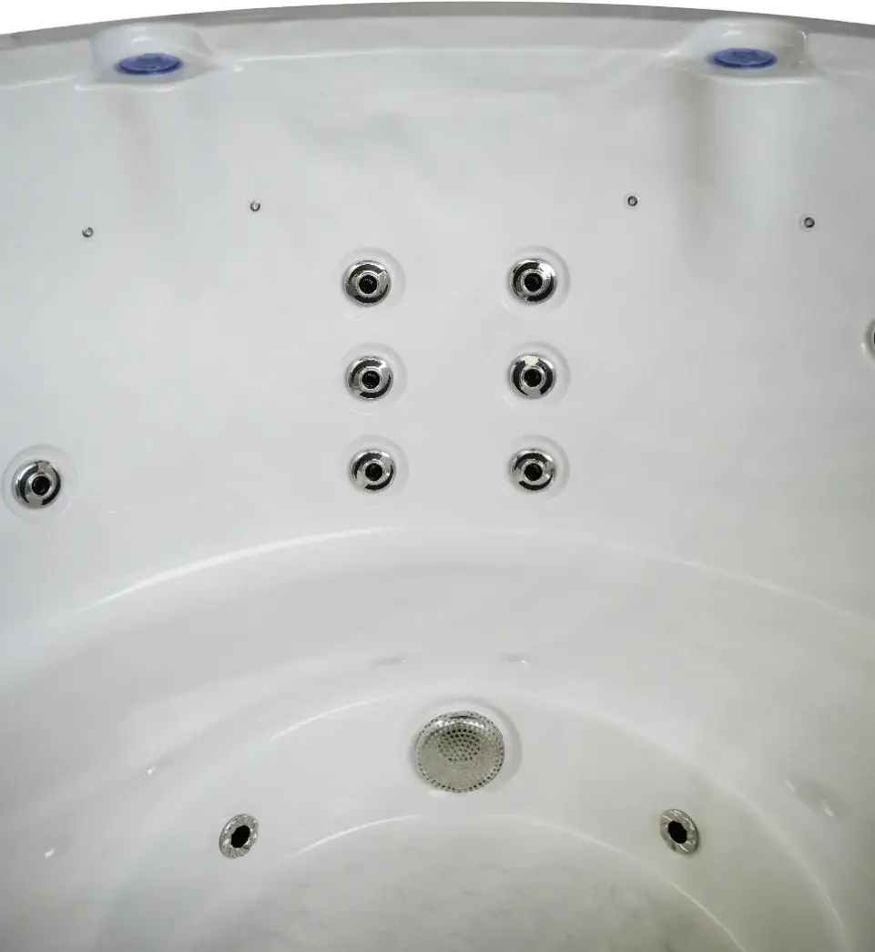 Wanna SPA z hydromasażem Aquajoy Lagoon (195х82 cm), marmur srebrnobiały - Zdjęcie 8