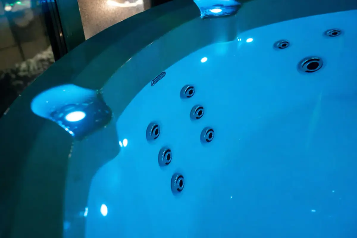 Wanna SPA z hydromasażem Aquajoy Lagoon (195х82 cm), marmur srebrnobiały - Zdjęcie 11