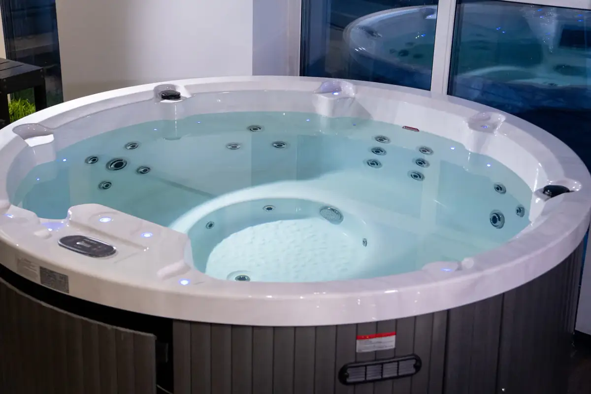 Wanna SPA z hydromasażem Aquajoy Lagoon (195х82 cm), marmur srebrnobiały - Zdjęcie 14