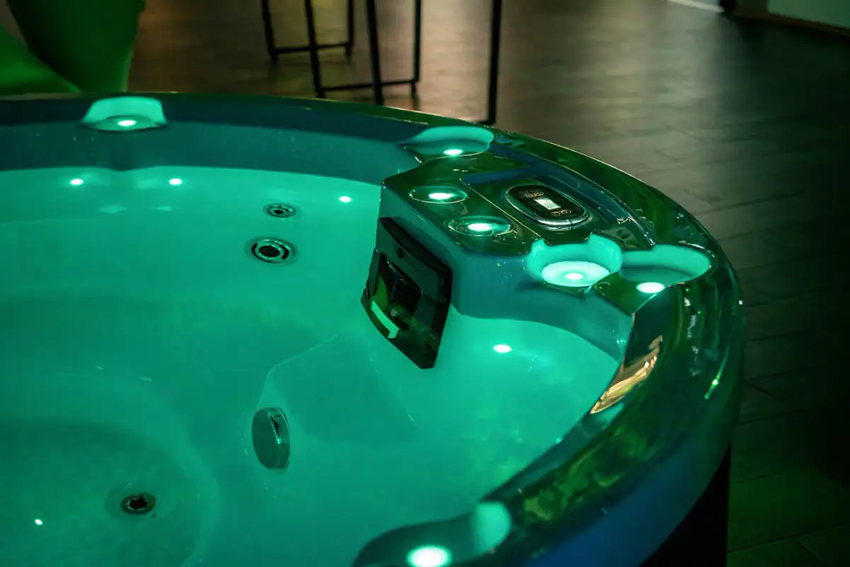 Wanna SPA z hydromasażem Aquajoy Lagoon (195х82 cm), marmur srebrnobiały - Zdjęcie 16