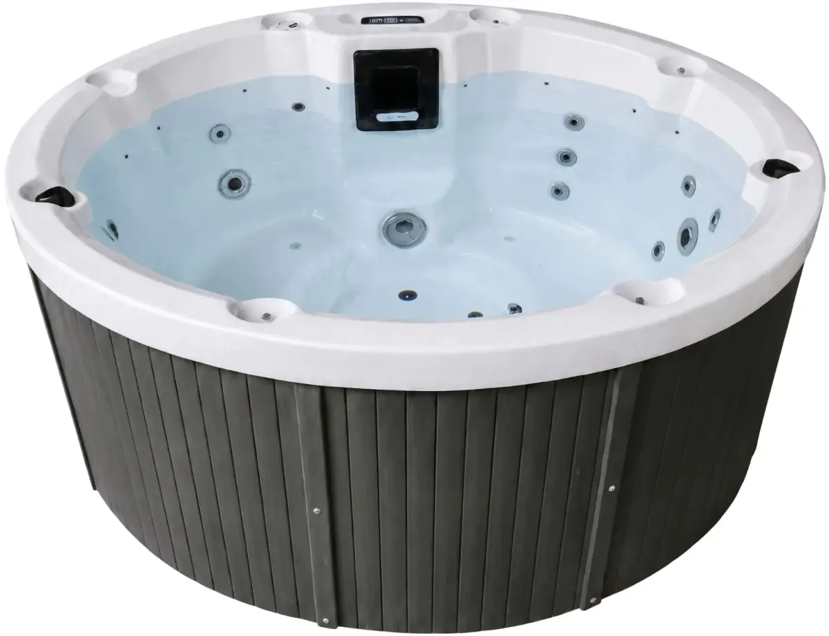 Wanna SPA z hydromasażem Aquajoy Lagoon Air (195x82 cm), marmur srebrnobiały - Zdjęcie 2