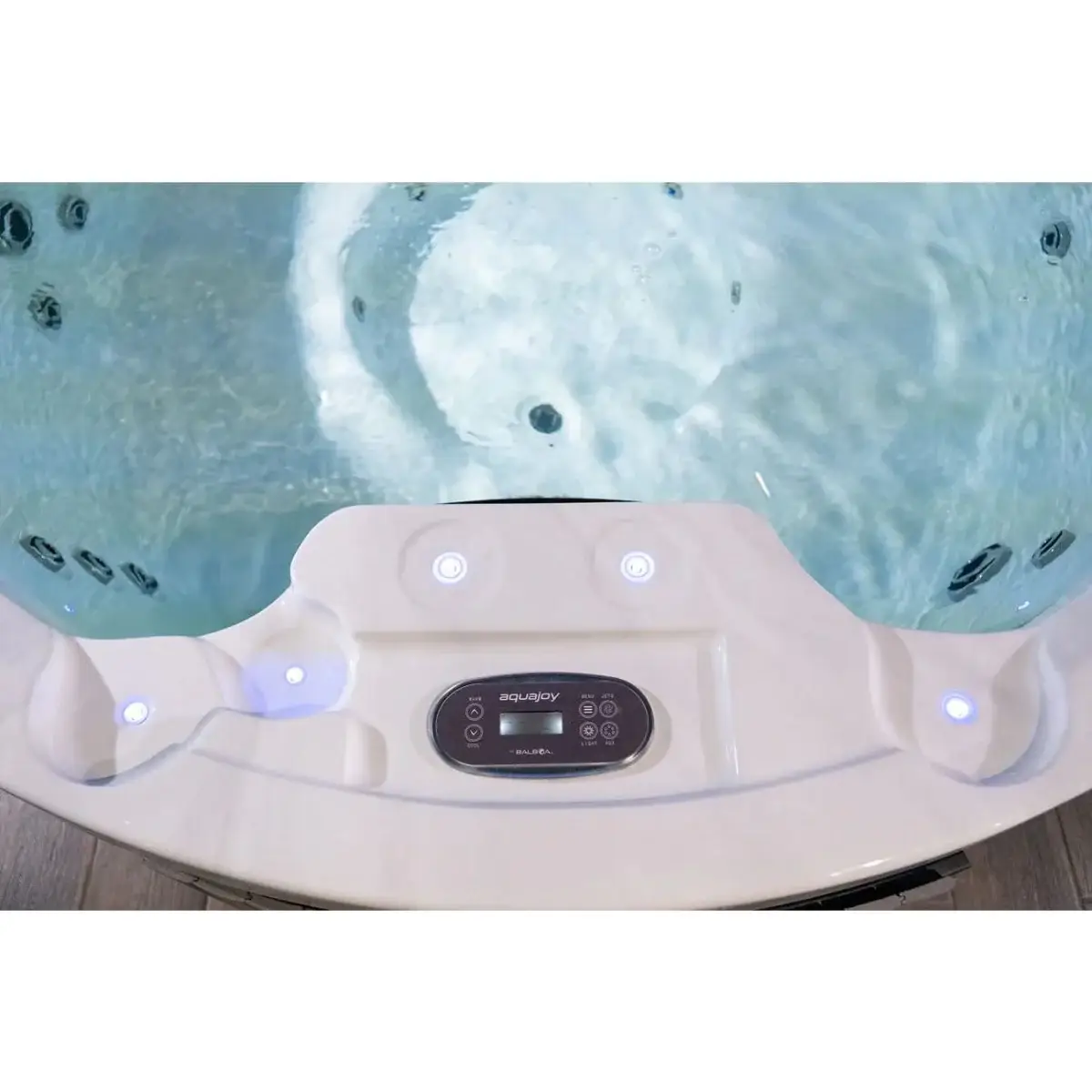 Wanna SPA z hydromasażem Aquajoy Lagoon Air (195x82 cm), marmur srebrnobiały - Zdjęcie 13