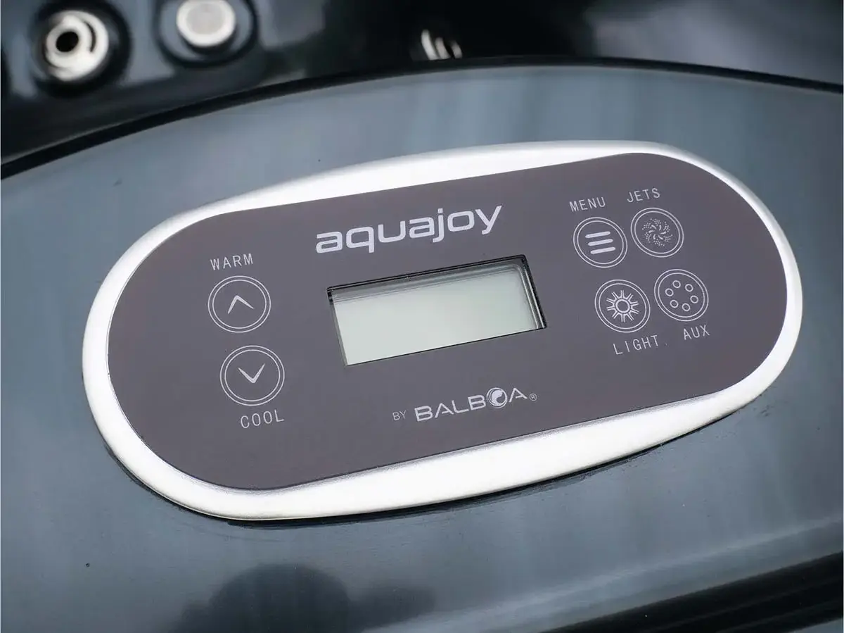 Wanna SPA z hydromasażem Aquajoy Riviera (200х200х90 cm), ciemny opal, z głośnikami i podświetleniem LED - Zdjęcie 13