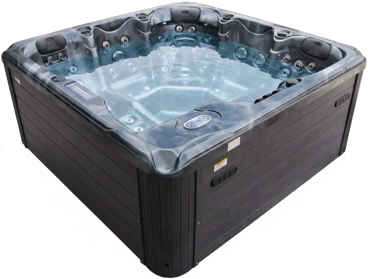 Aquajoy Saint-Tropez Spa with Hydromassage (280x230x95 cm), Dark Opal - Image 1