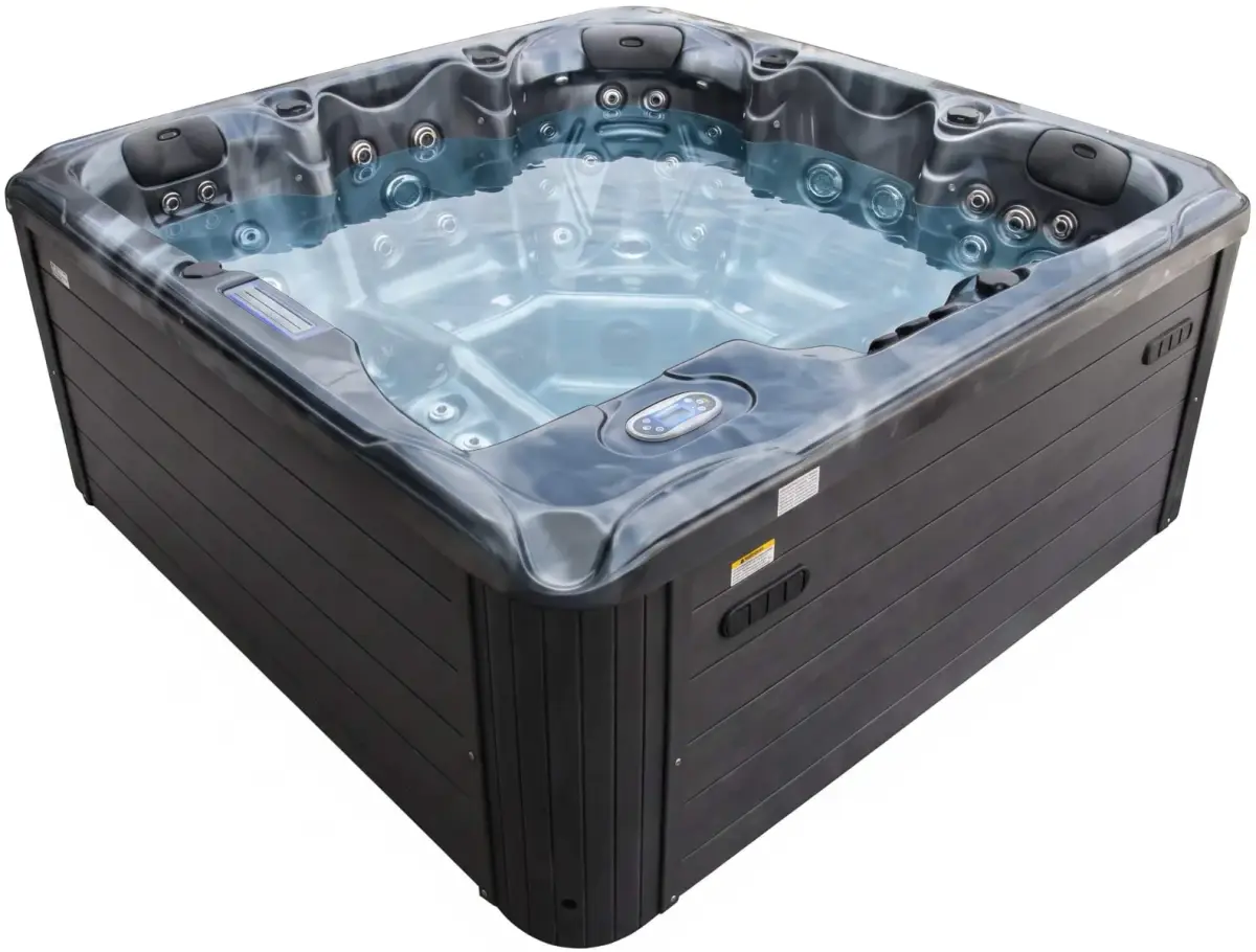 Wanna SPA z hydromasażem Aquajoy Saint-Tropez (280х230х95 cm), opal ciemny - Zdjęcie 2