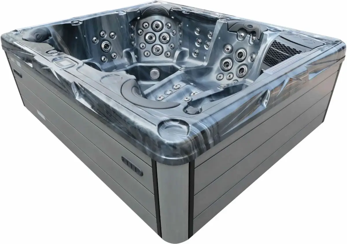 Wanna SPA z hydromasażem Aquajoy Saint-Tropez (280х230х95 cm), opal ciemny - Zdjęcie 5