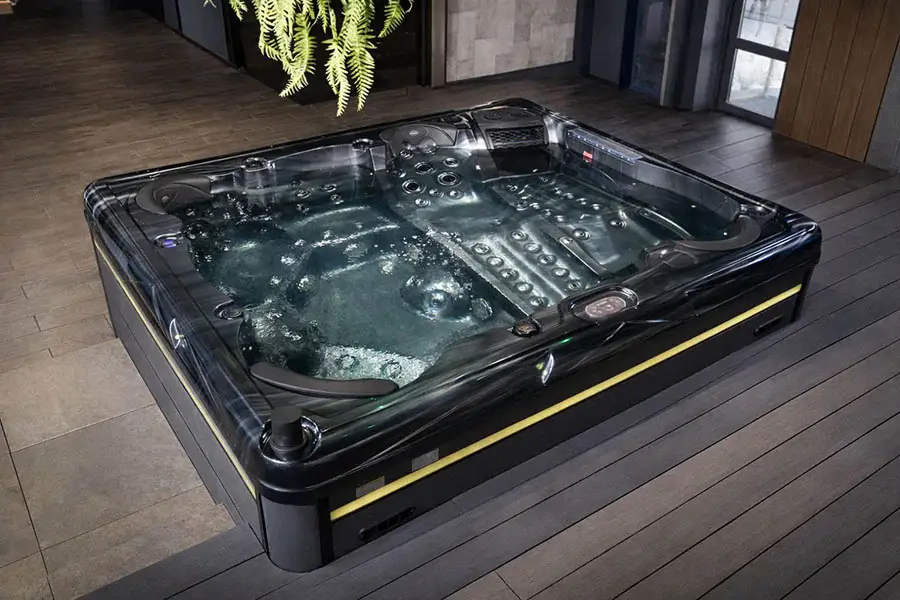 Wanna SPA z hydromasażem Aquajoy Saint-Tropez (280х230х95 cm), opal ciemny - Zdjęcie 10