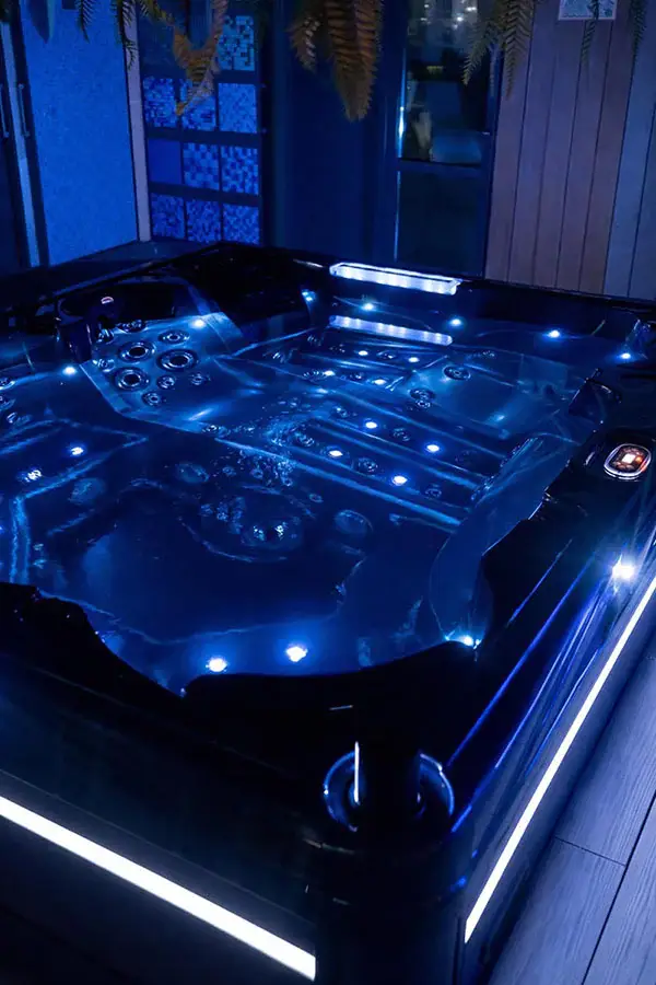 Wanna SPA z hydromasażem Aquajoy Saint-Tropez (280х230х95 cm), opal ciemny - Zdjęcie 17