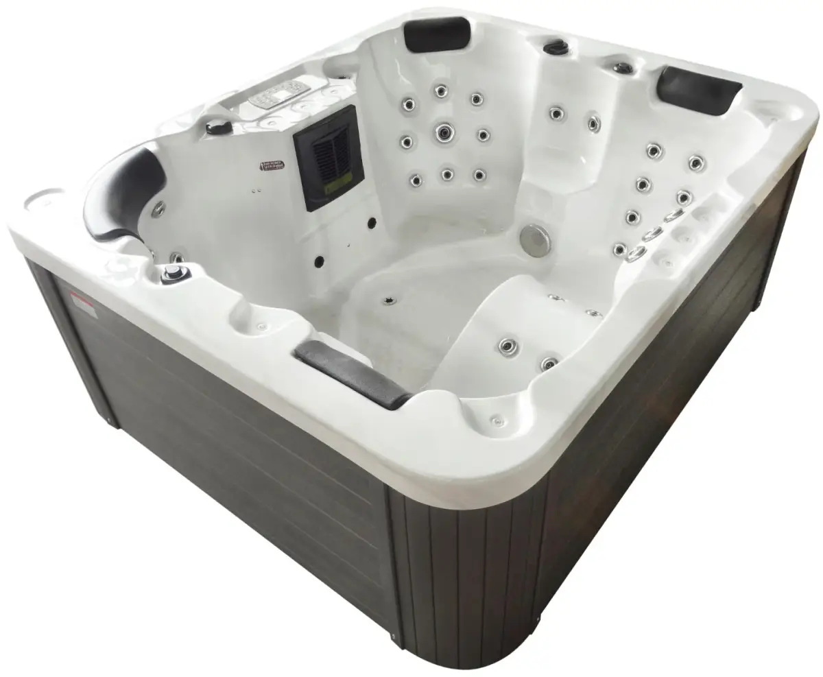 Wanna SPA z hydromasażem Aquajoy Santorini (220х220х95 cm), opal ciemny - Zdjęcie 4