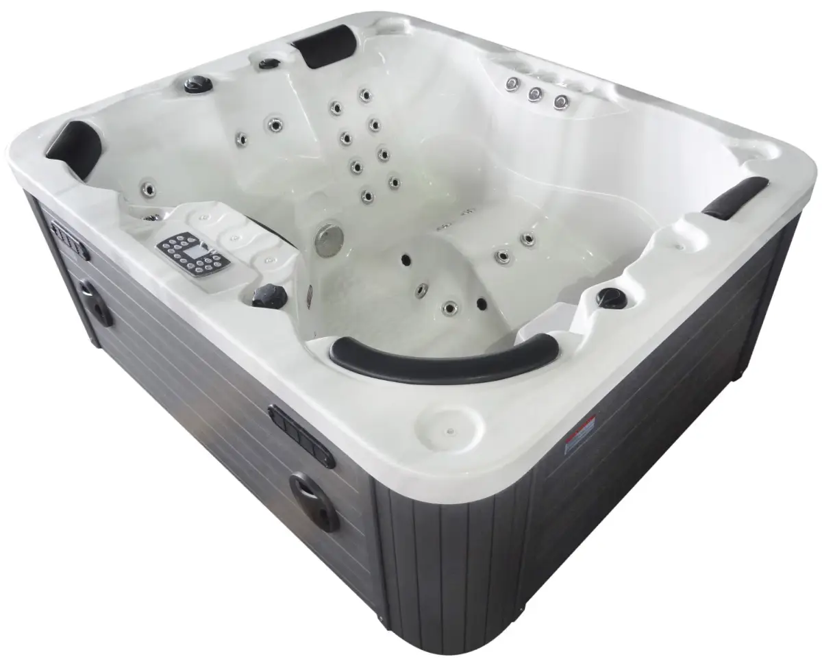 Wanna SPA z hydromasażem Aquajoy Santorini (220х220х95 cm), opal ciemny - Zdjęcie 5