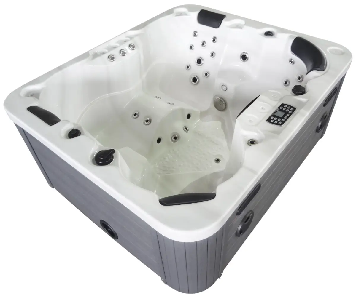 Wanna SPA z hydromasażem Aquajoy Santorini (220х220х95 cm), opal ciemny - Zdjęcie 6