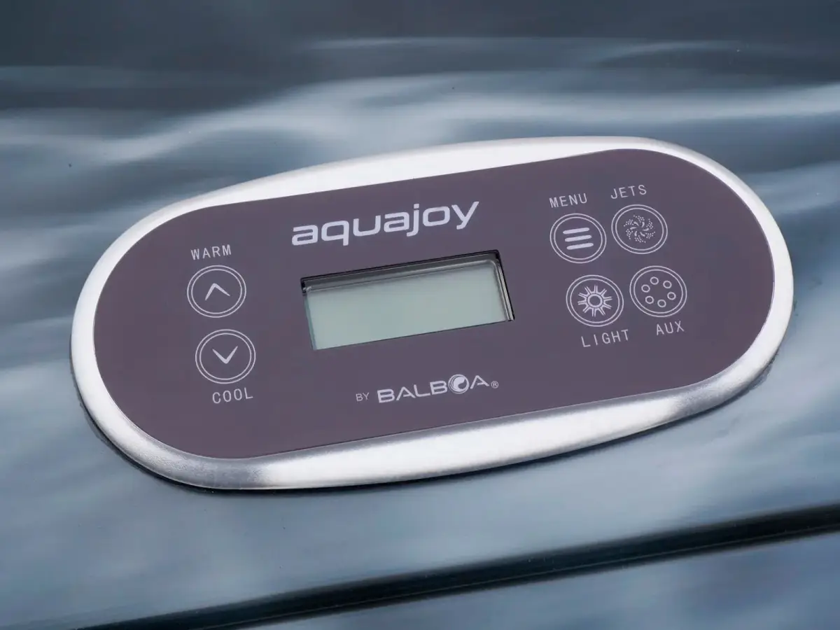 Wanna SPA z hydromasażem Aquajoy Venice (215х190х70 cm), ciemny opal, z głośnikami i podświetleniem LED - Zdjęcie 9