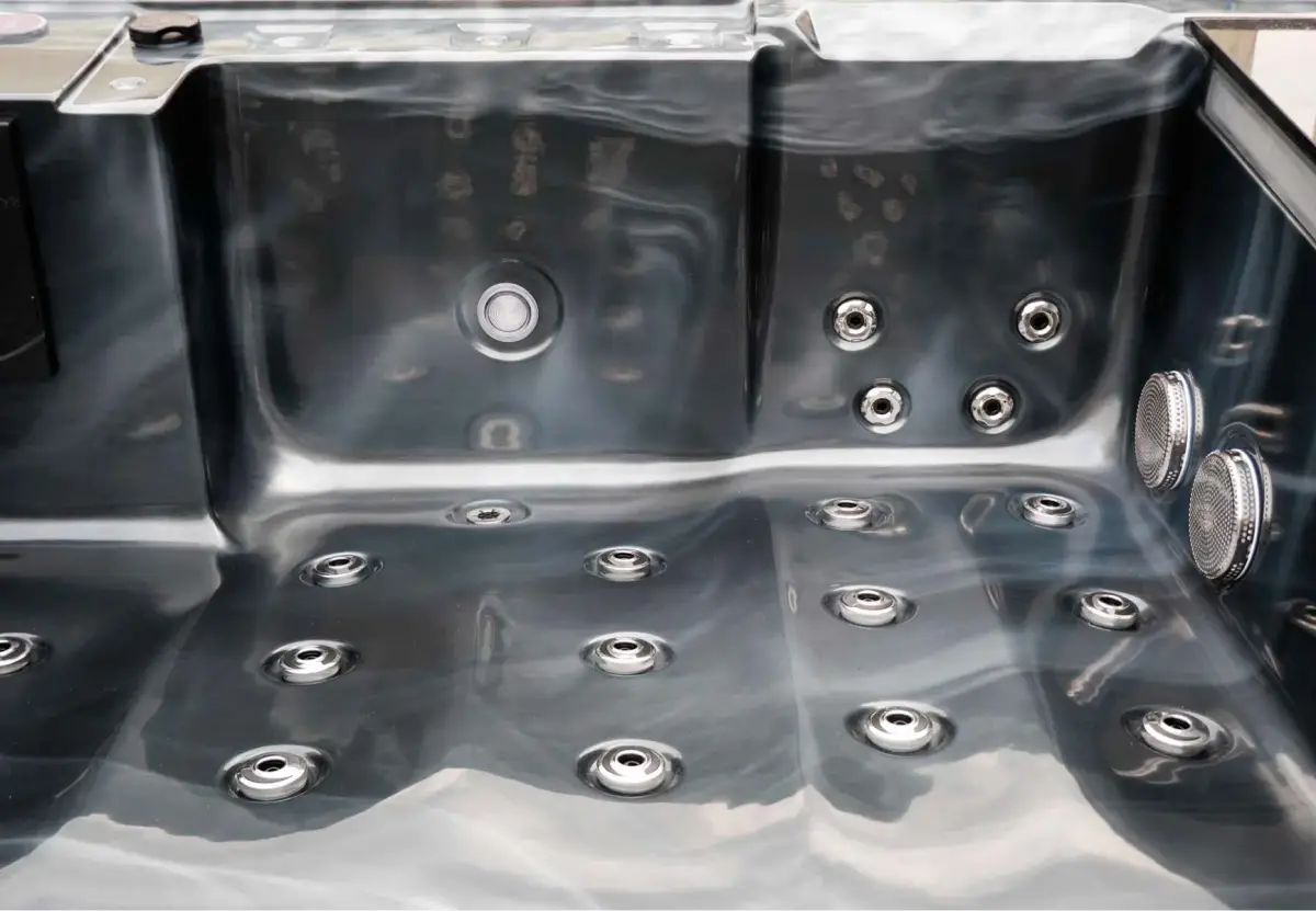 Wanna SPA z hydromasażem Aquajoy Venice (215х190х70 cm), ciemny opal, z głośnikami i podświetleniem LED - Zdjęcie 13