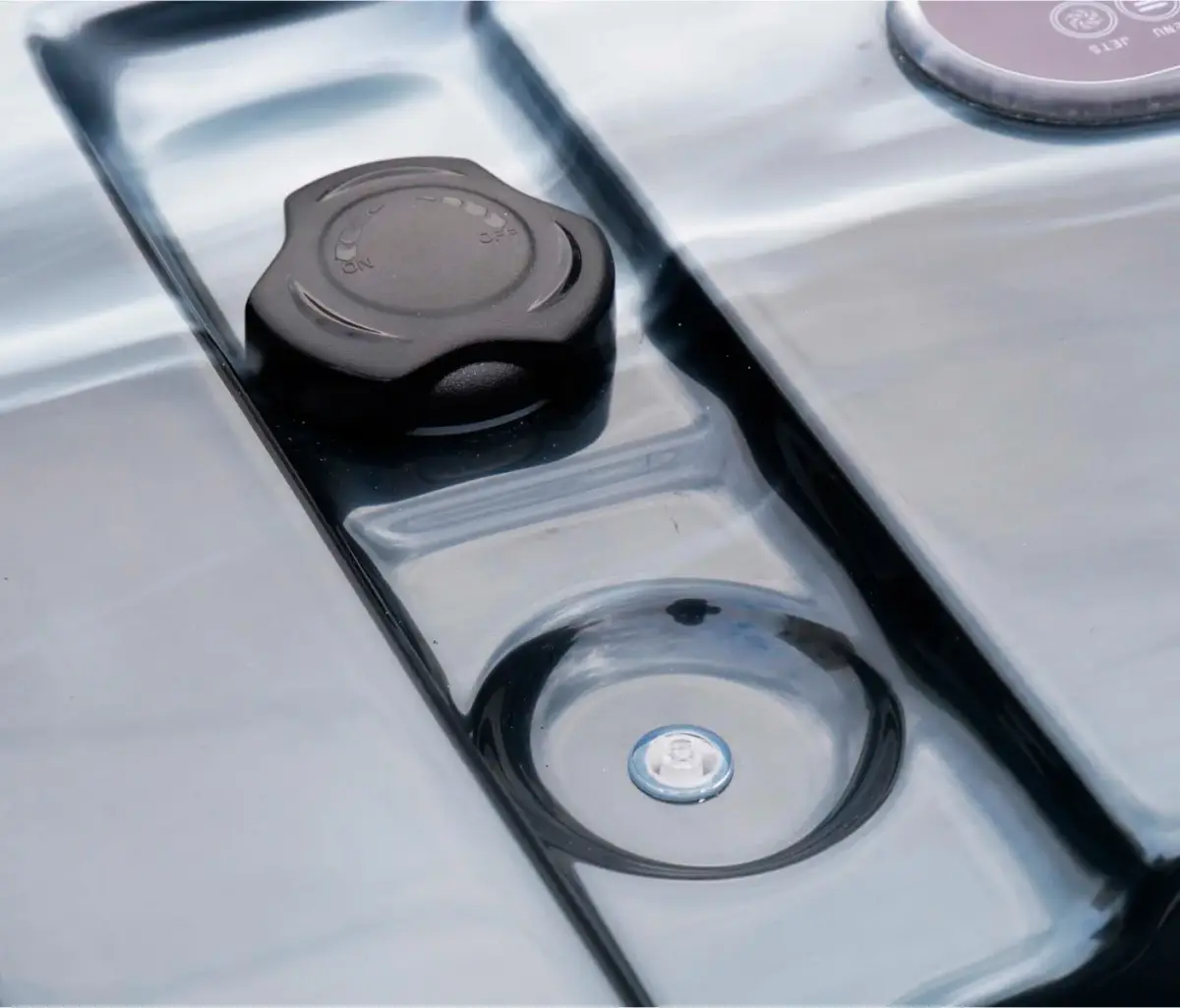 Wanna SPA z hydromasażem Aquajoy Venice (215х190х70 cm), ciemny opal, z głośnikami i podświetleniem LED - Zdjęcie 15